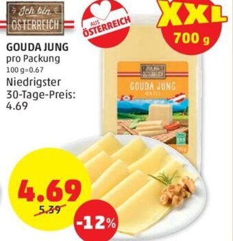 PENNY GOUDA JUNG pro Packung Angebot