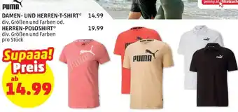 PENNY PUMA DAMEN- UND HERREN-T-SHIRT* Angebot