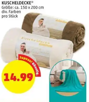 PENNY KUSCHELDECKE* Größe: ca. 150 x 200 cm div. Farben pro Stück Angebot