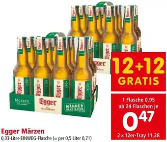 Interspar Egger Märzen 0,33-Liter-EINWEG-Flasche Angebot