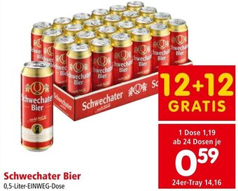 Interspar Schwechater Bier 0,5-Liter-EINWEG-Dose Angebot