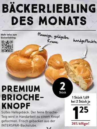 Interspar PREMIUM 2 BRIOCHE-KNOPF Angebot