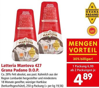 Interspar Latteria Mantova 427 Grana Padano D.O.P. Angebot