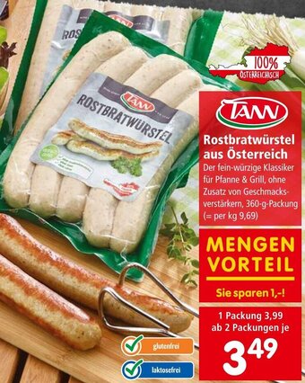 Interspar Rostbratwürstel aus Österreich , 360-g-Packung Angebot