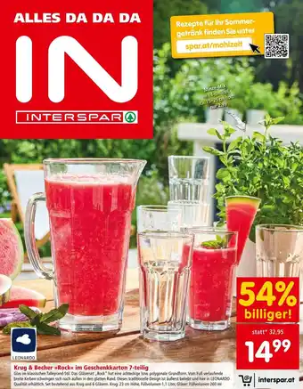 Interspar Krug & Becher >>Rock<< im Geschenkkarton 7-teilig Angebot