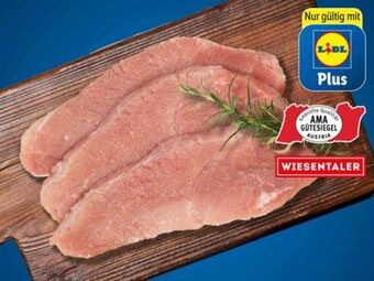 Lidl Frische schweinsschnitzel Angebot