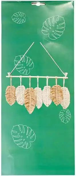 Pagro Diskont Makramee-bastelset mit holzstab natur Angebot