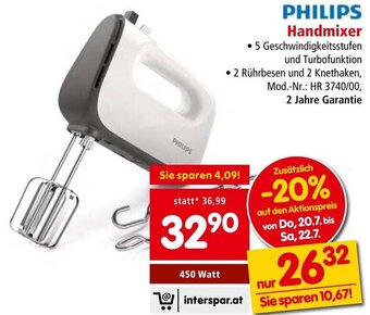 Interspar PHILIPS Handmixer Angebot