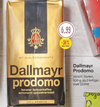 MPreis Dallmayr Prodomo versch. Sorten, 500 g Angebot