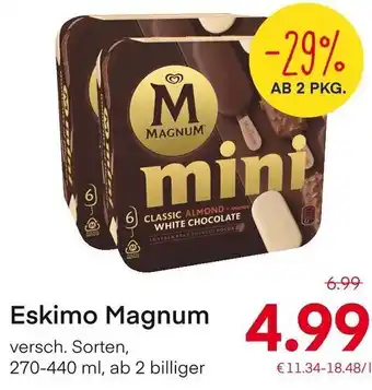 MPreis Eskimo Magnum versch. Sorten, 270-440 ml, ab 2 billiger Angebot