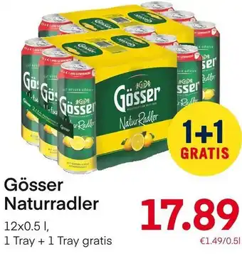 MPreis Gösser Naturradler 12x0.5L Angebot