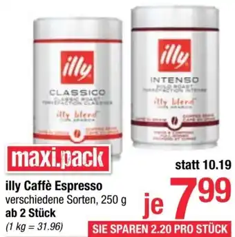 Maximarkt illy Caffè Espresso verschiedene Sorten, 250 g ab 2 Stück Angebot