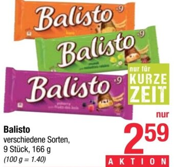 Maximarkt Balisto verschiedene Sorten, 9 Stück, 166 g Angebot