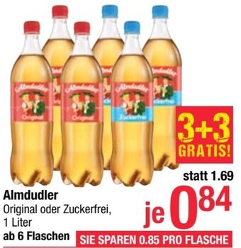 Maximarkt Almdudler Original oder Zuckerfrei, 1 Liter Angebot