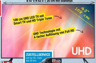 Maximarkt Led tv ue43au7170 Angebot
