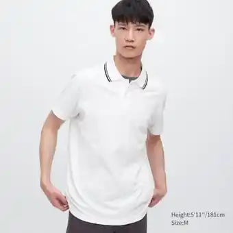UNIQLO Dry piqué polo shirt Angebot