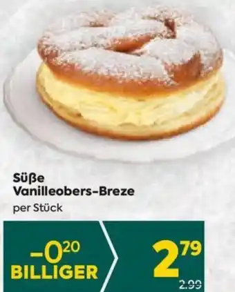 Billa süße Vanilleobers-Breze per Stück Angebot