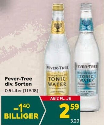 Billa Fever-Tree div. Sorten 0,5 Liter Angebot