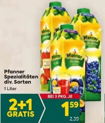 Billa Pfanner Spezialitäten div. Sorten 1 Liter Angebot