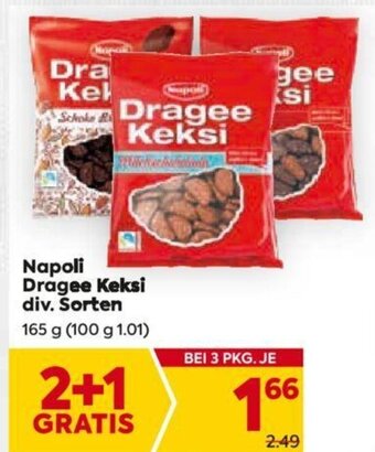 Billa Napoli Dragee Keksi div. Sorten 165 g Angebot
