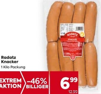 Billa Radatz Knacker 1 Kilo Packung Angebot