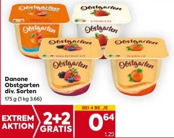 Billa Danone Obstgarten div. Sorten 175 g Angebot