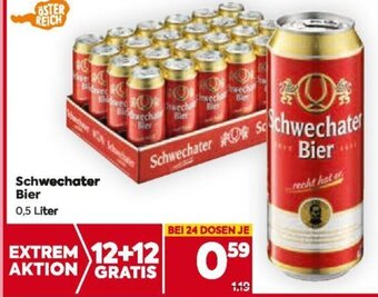 Billa Schwechater Bier 0,5 Liter Angebot