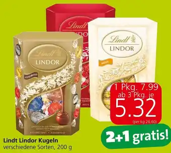 Eurospar Lindt Lindor Kugeln verschiedene Sorten, 200 g Angebot