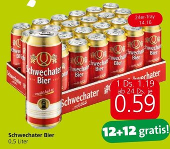 Eurospar Schwechater Bier 0,5 Liter Angebot