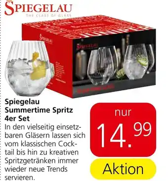 Eurospar Spiegelau Summertime Spritz 4er Set Angebot