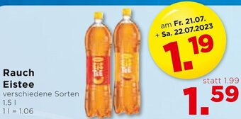 Unimarkt Rauch Eistee verschiedene Sorten 1,5 L Angebot
