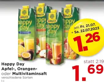 Unimarkt Happy Day Apfel-, Orangen- oder 1 L Angebot