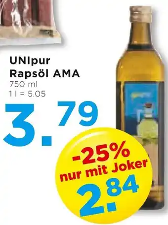 Unimarkt UNIpur Rapsöl AMA 750 ml Angebot