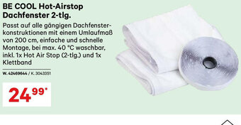Lagerhaus BE COOL Hot-Airstop Dachfenster 2-tlg. Angebot