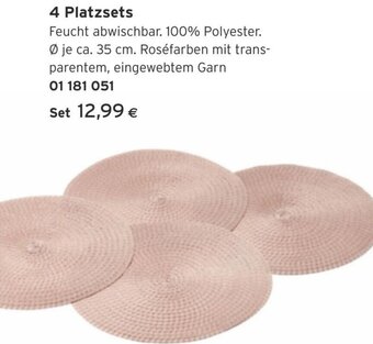 Tchibo Eduscho 4 Platzsets Angebot