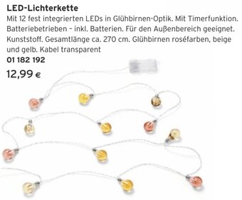 Tchibo Eduscho LED-Lichterkette Angebot