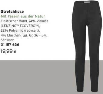 Tchibo Eduscho Stretchhose Mit Fasern aus der Natur Angebot