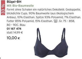 Tchibo Eduscho Bügel-BH Gr. 75-85B, 80-90C Angebot