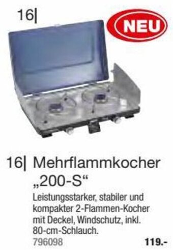 Hagebau Mehrflammkocher 200-S Angebot