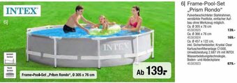 Hagebau Frame-Pool-Set ,,Prism Rondo", 0 305 x 76 cm Angebot