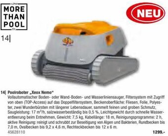 Hagebau Poolroboter „Xeox Nemo" Angebot