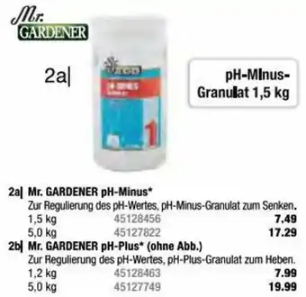 Hagebau Mr. GARDENER pH-Minus* Granulat 1,5 kg Angebot