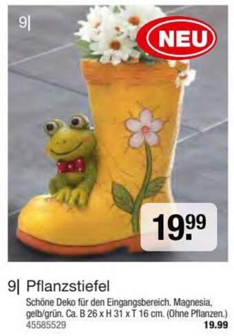 Hagebau Pflanzstiefel ca. B 26 x H 31 x T 16 cm Angebot
