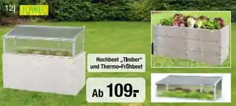 Hagebau Hochbeet ,,Timber" Thermo-Frühbeet ,,Timber" Ca. B 130 x T 60 x H 40/30 cm. 345346 Angebot