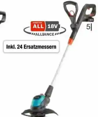 Hagebau Akku-Trimmer EasyCut 23/18V P4A 18 V/2 Ah Lithium-Ionen-Akku Ca. 23 cm Angebot