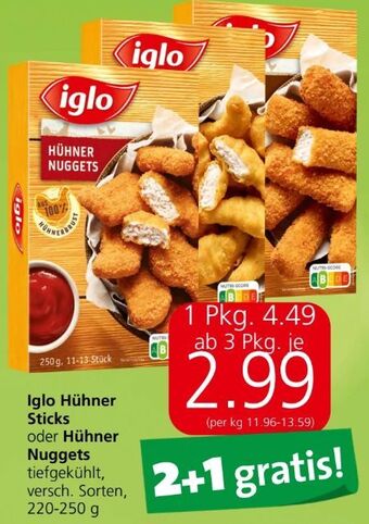 Spar Hühner sticks Angebot