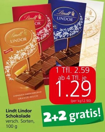 Spar Lindor Angebot