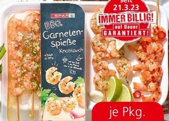 Spar Bbq garnelenspieße Angebot