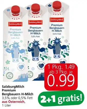 Spar Bergbauern h-milch Angebot