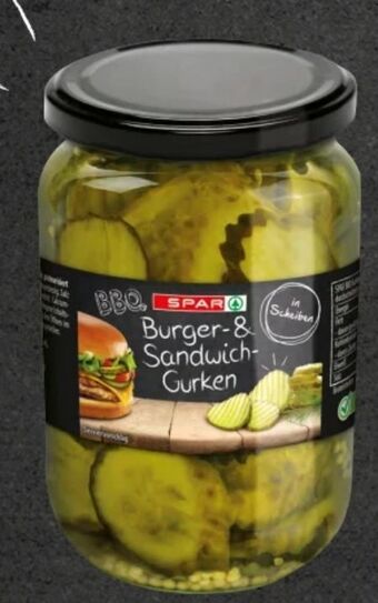 Interspar Burger-sandwichgurken bbq Angebot